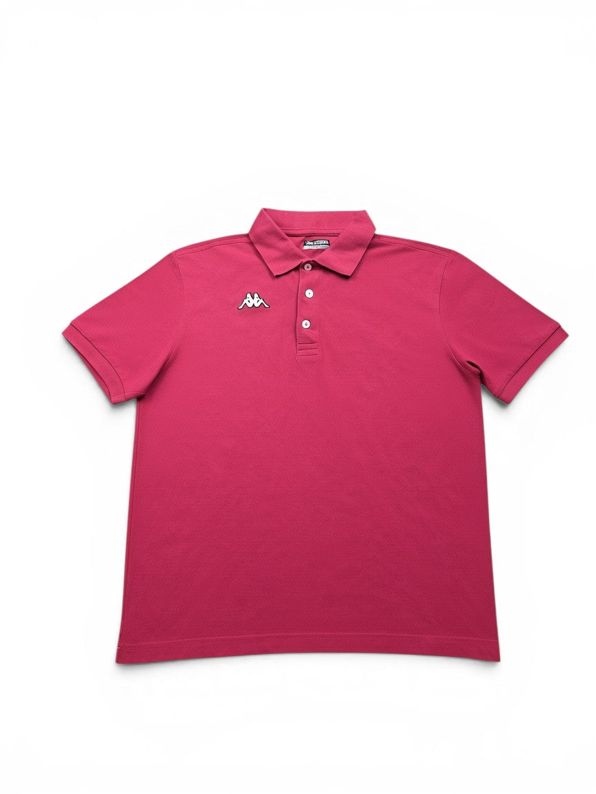 Kappa Polo Shirt rot – Größe L | Vintage Sportswear