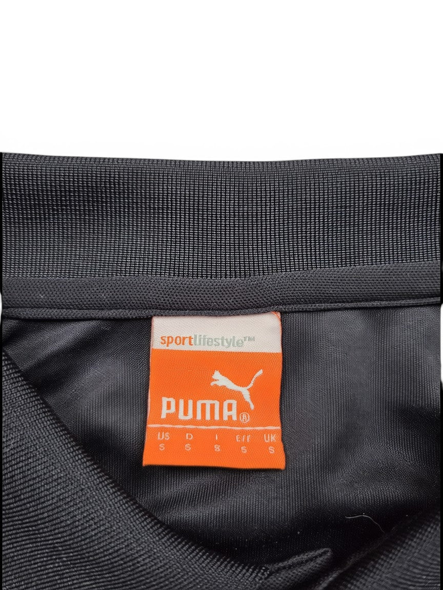 Puma Olympique Marseille Polo Shirt Schwarz/Türkis – Größe S