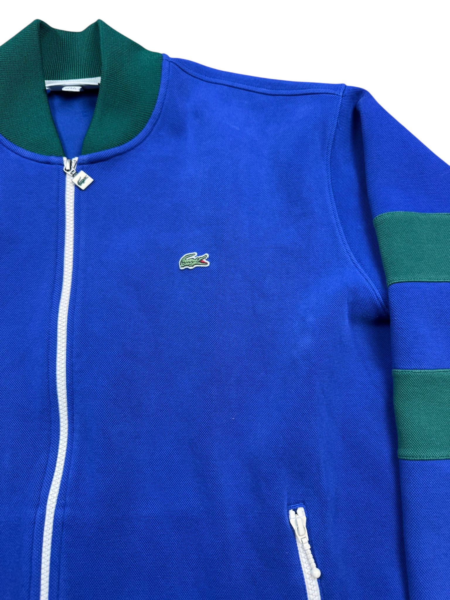 🐊 Lacoste Vintage Trainingsanzug – Blau/Grün | XXL