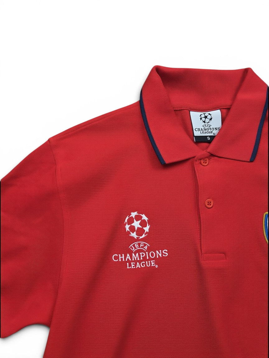 Arsenal FC UEFA Champions League Polo Shirt Rot – Größe S