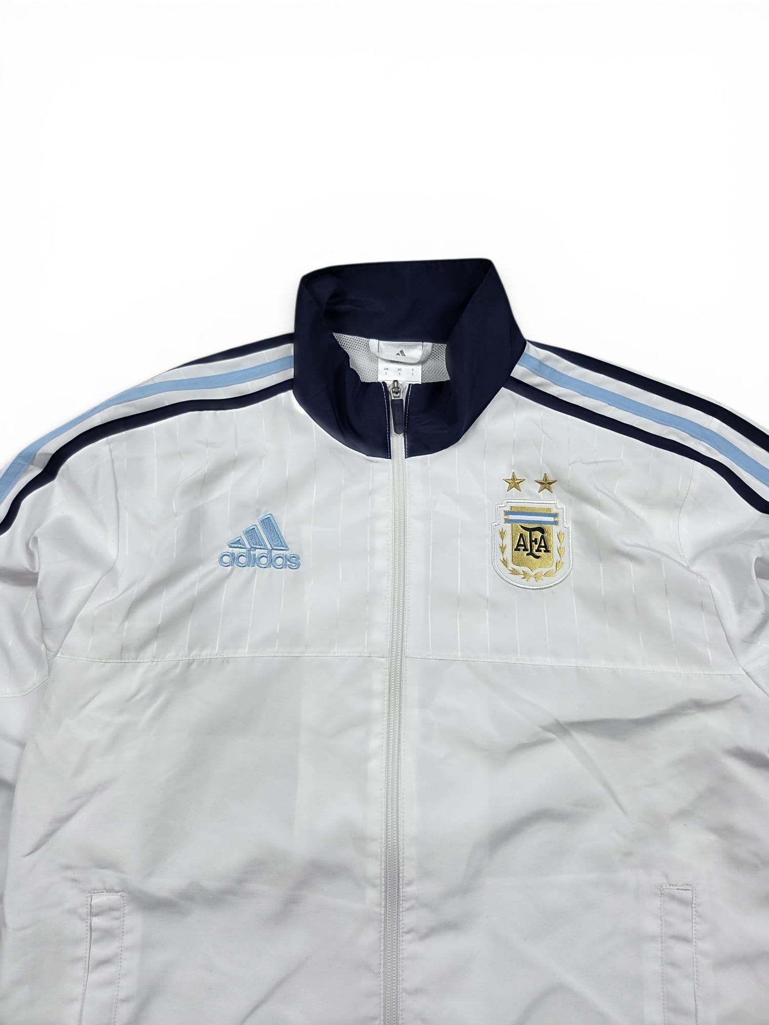 Adidas Argentina Trainingsanzug Weiß/Blau – AFA Track Suit Vintage Style Gr. S