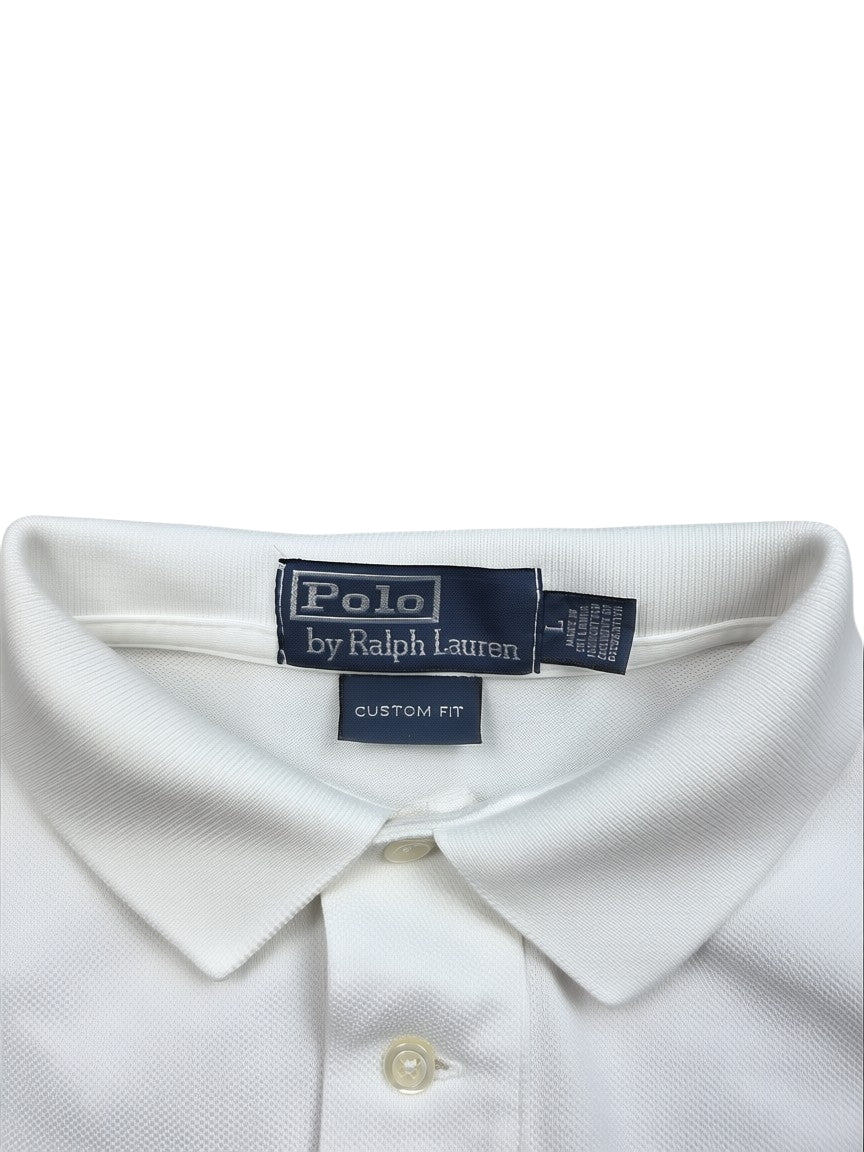 Polo Ralph Lauren Big Pony Polo Shirt Weiß – Größe L