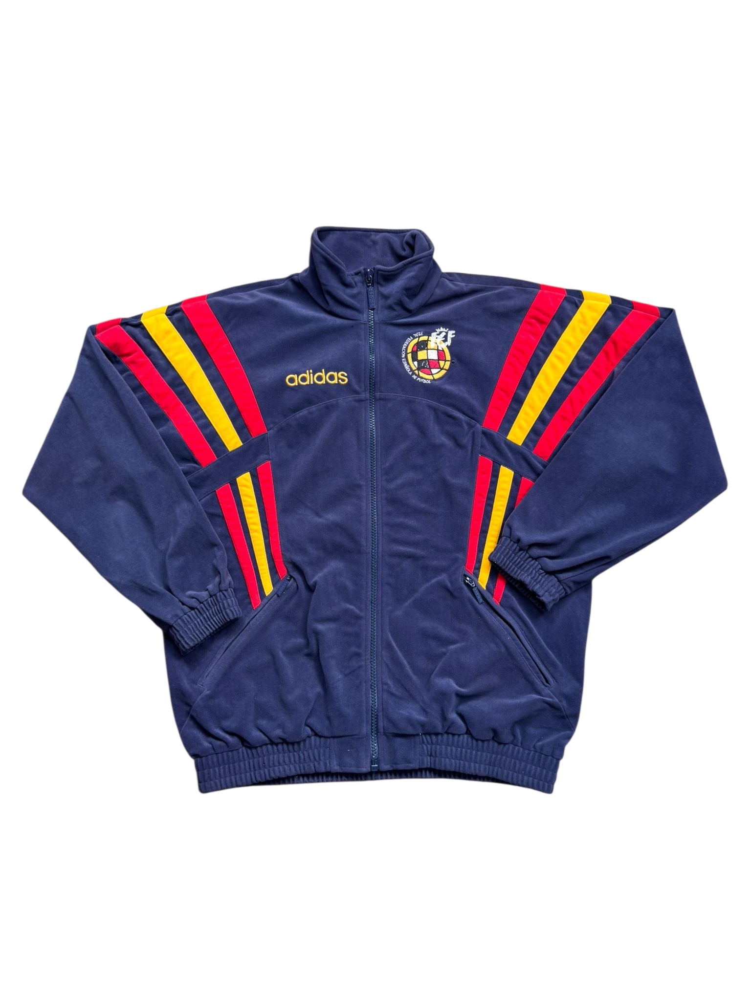 Adidas Spanien  Trainingsanzug Größe M  Navy Retro Edition