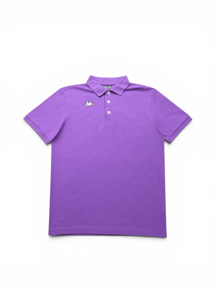 Kappa Polo Shirt Lila – Größe L | Vintage Sportswear
