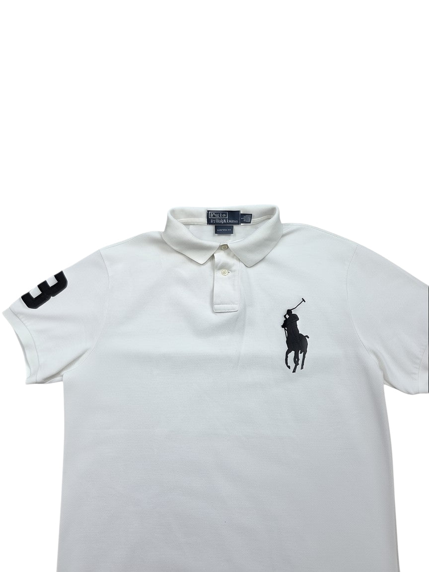 Polo Ralph Lauren Big Pony Polo Shirt Weiß – Größe L