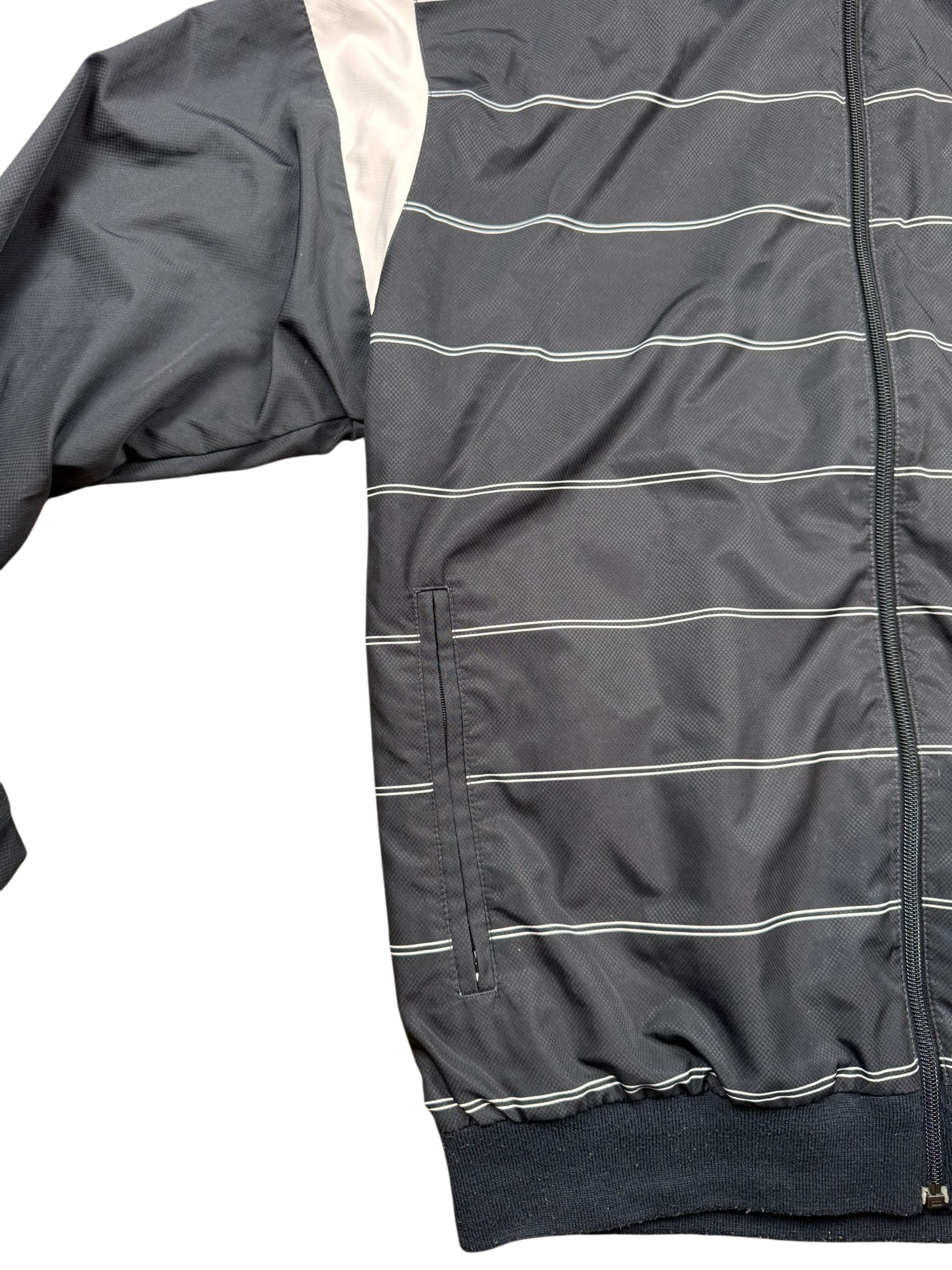 Lacoste Vintage Trainingsanzug – Schwarz/Grau | L
