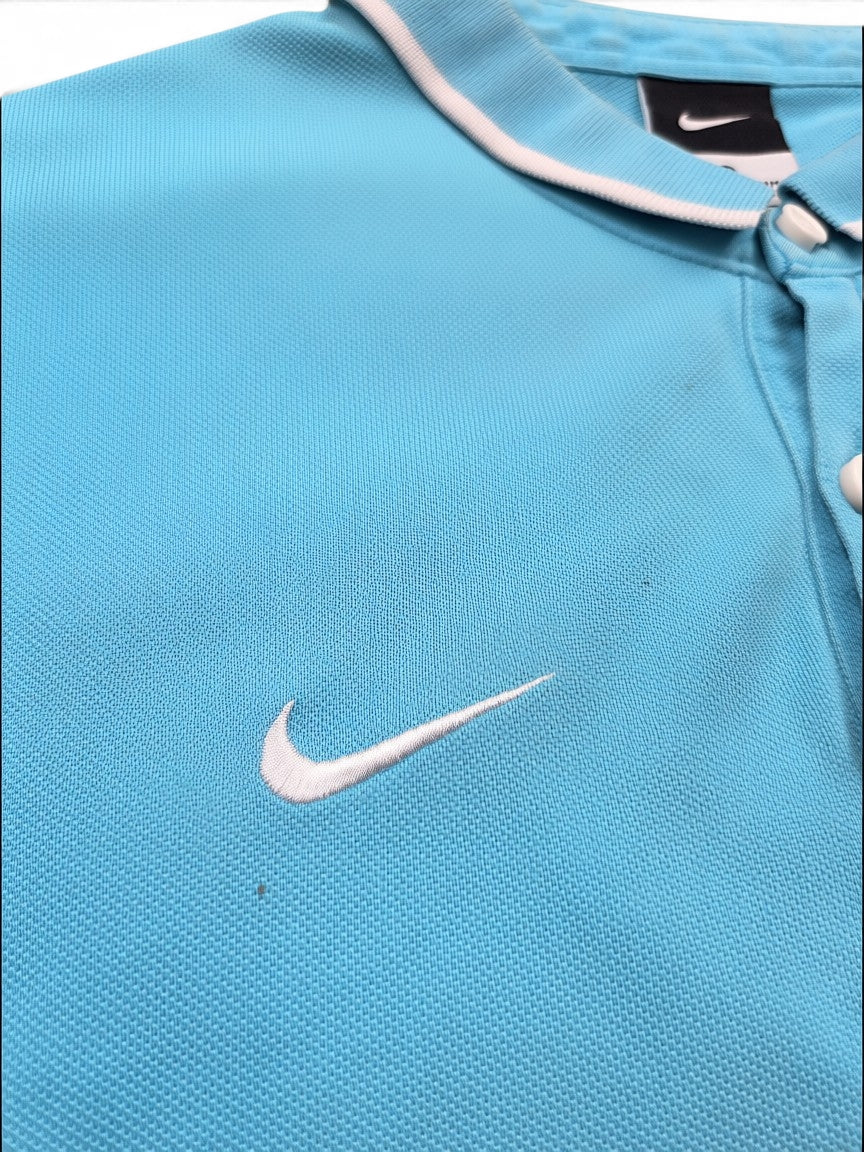 Nike Manchester City FC Polo Shirt Hellblau – Größe S