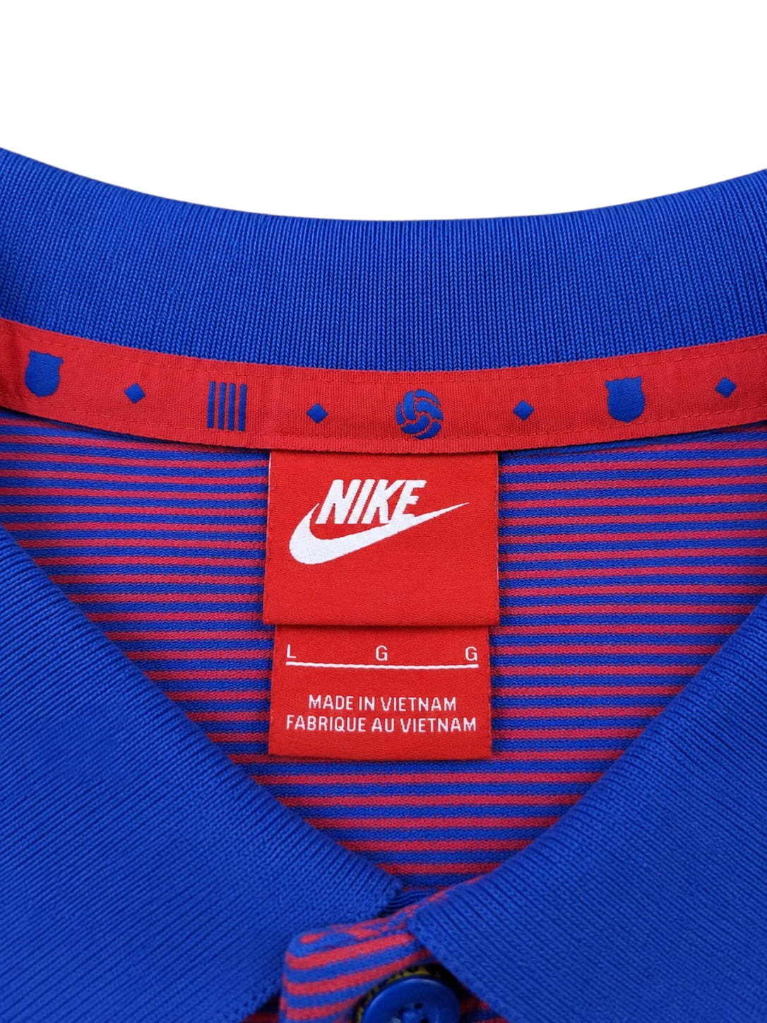Nike FC Barcelona Polo-Shirt – Klassischer Vereinsstil in Premium-Optik L