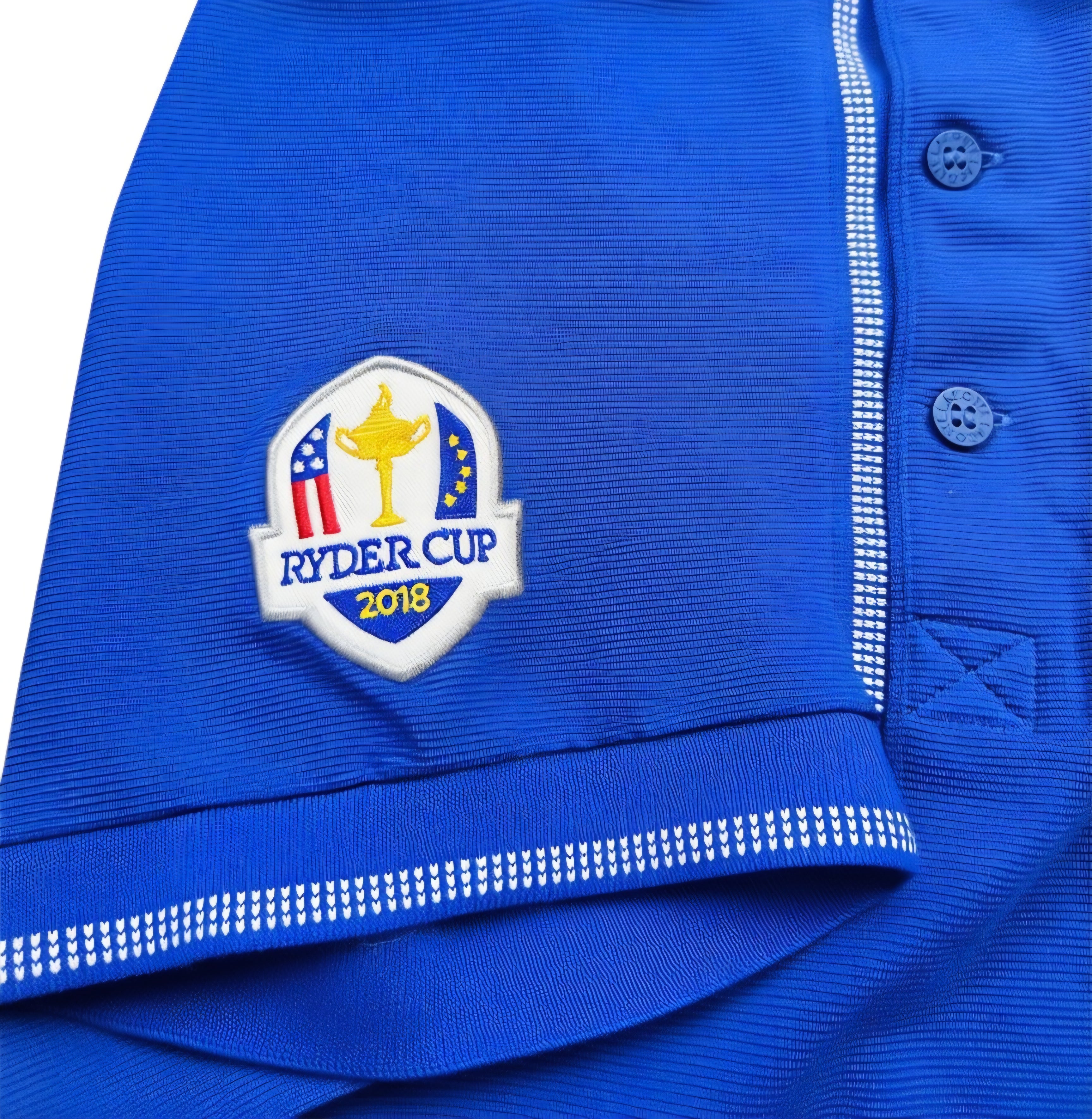 Lacoste Ryder Cup 2018 Polo Shirt Blau – Größe M (3)
