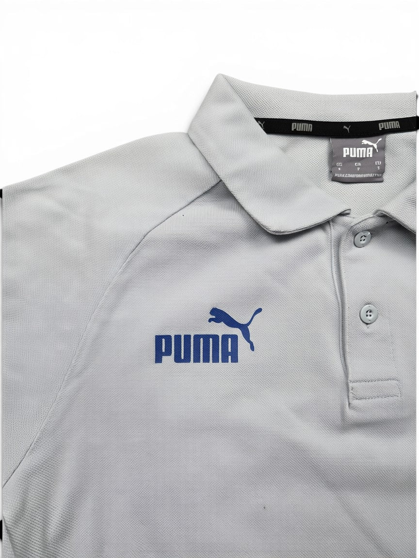Puma Olympique Marseille Polo Shirt Grau – Größe S