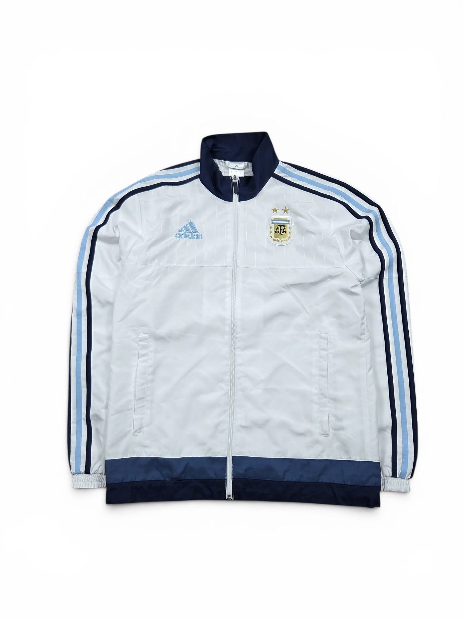 Adidas Argentina Trainingsanzug Weiß/Blau – AFA Track Suit Vintage Style Gr. S