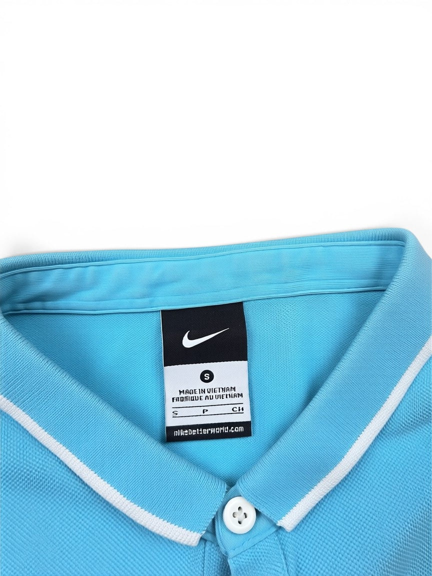 Nike Manchester City FC Polo Shirt Hellblau – Größe S