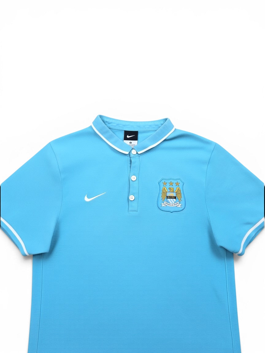 Nike Manchester City FC Polo Shirt Hellblau – Größe S