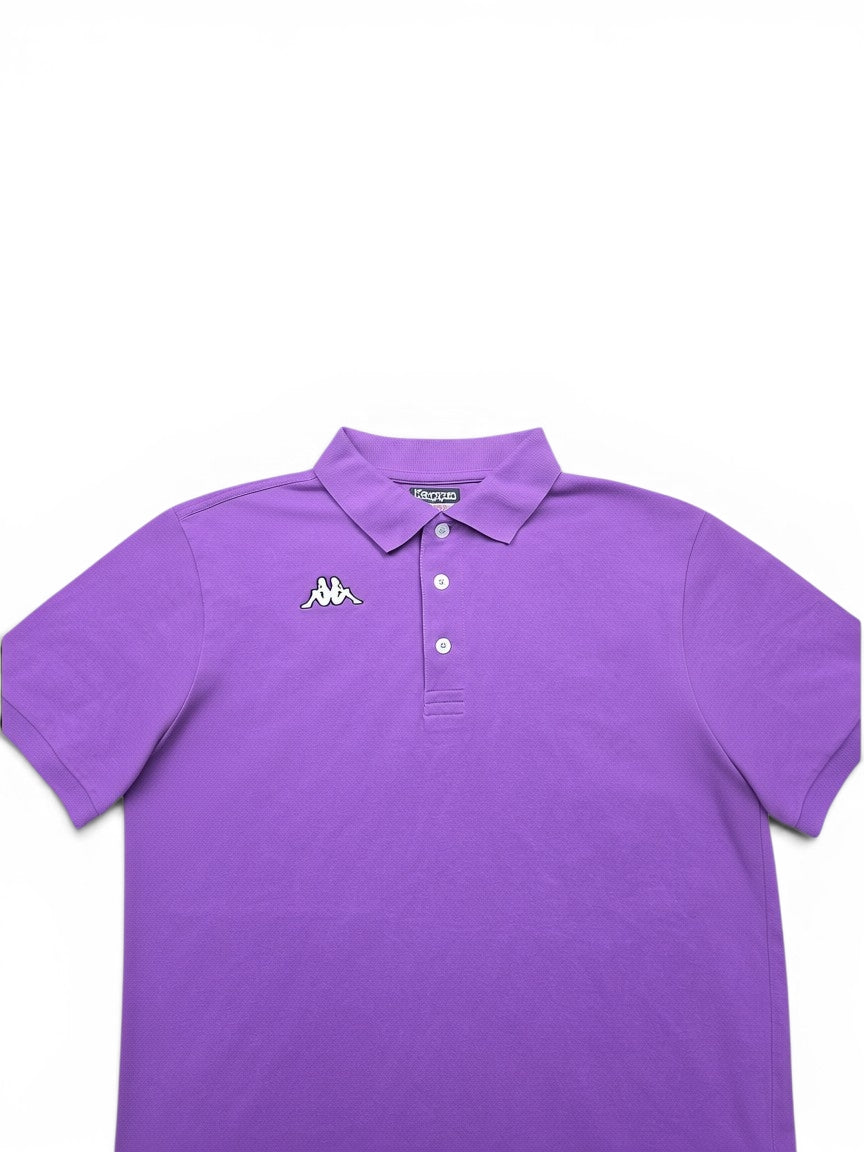 Kappa Polo Shirt Lila – Größe L | Vintage Sportswear