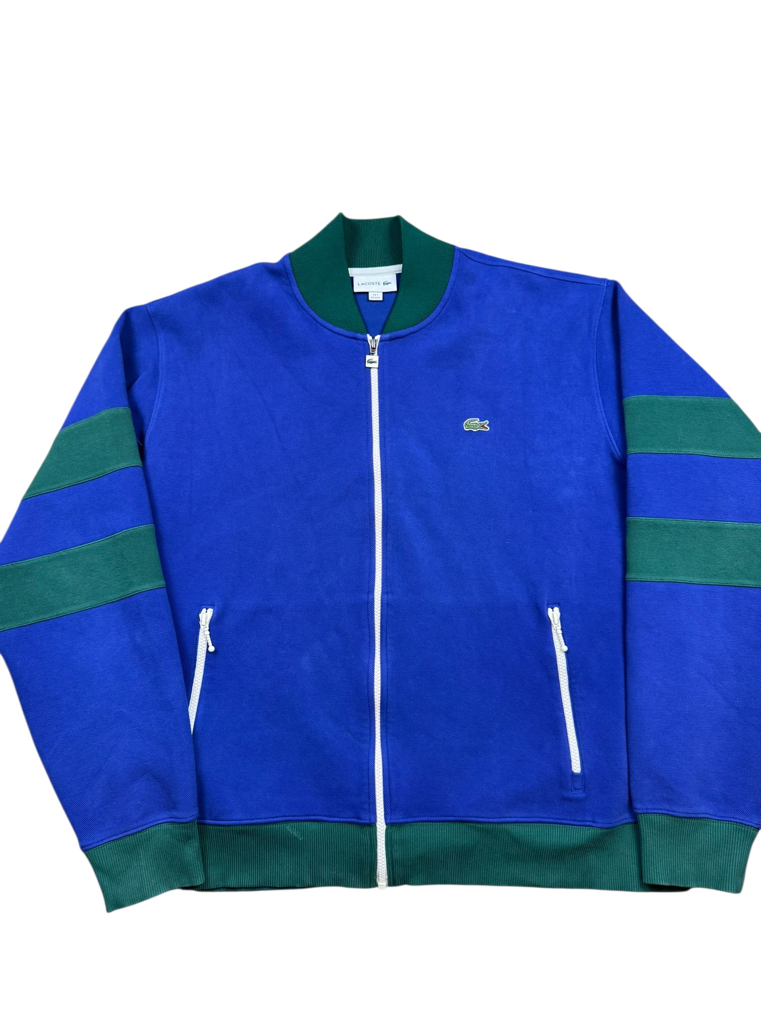 🐊 Lacoste Vintage Trainingsanzug – Blau/Grün | XXL