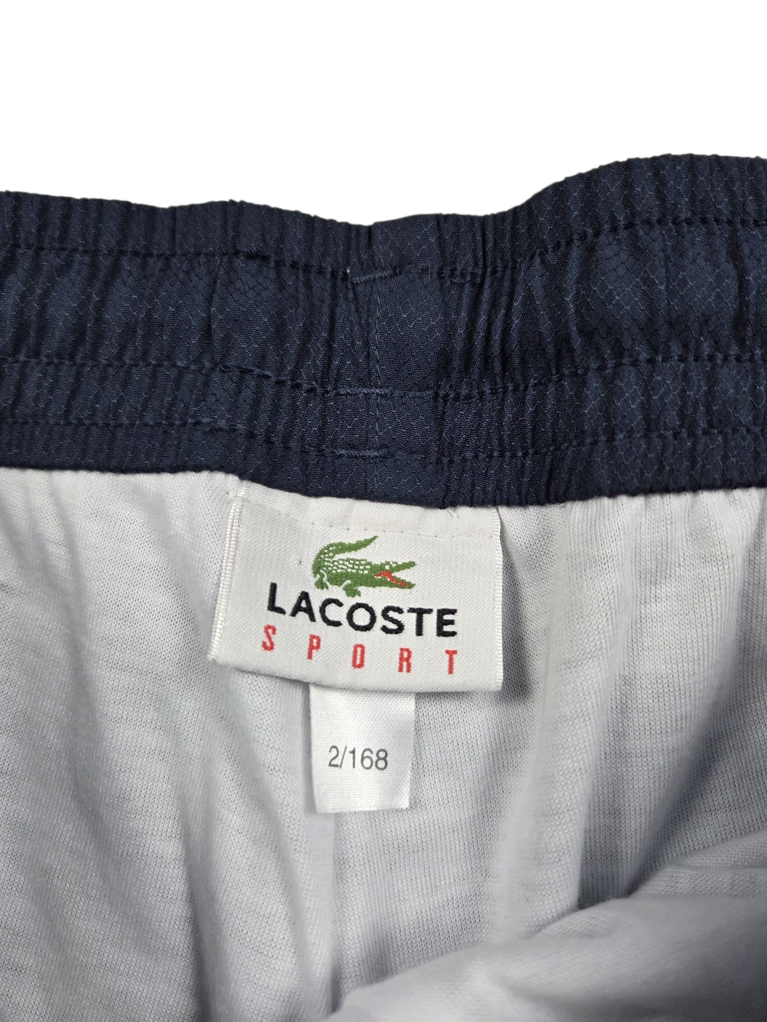 Lacoste Sport Trainingsanzug Navy/Weiß – Vintage Track Suit Set Gr. 2 / S