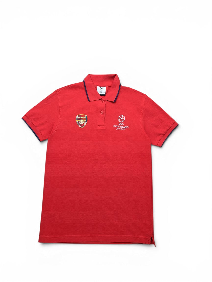 Arsenal FC UEFA Champions League Polo Shirt Rot – Größe S