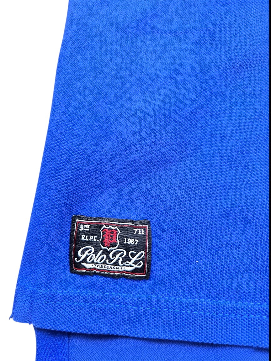 Vintage Polo Ralph Lauren Polo Shirt – Blau/Schwarz – Größe L